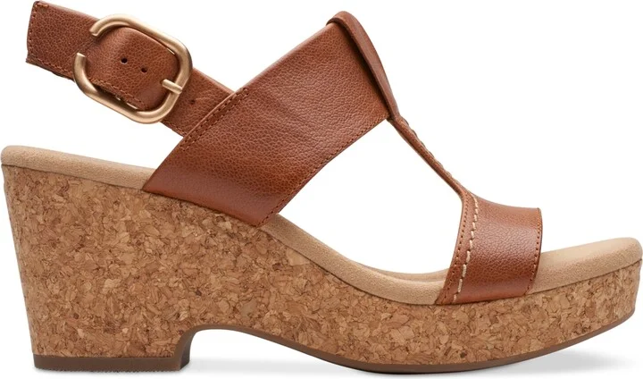 Clarks Giselle Style Wedge Heel Platform Sandals - Image 6