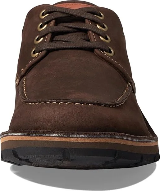 Clarks Gravelle Low Men's Lace-up Boots Dark Brown Nubuck : 9.5 EE - Wide, Leather/Vinyl - Image 5