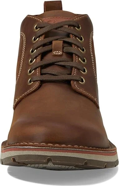 Clarks Gravelle Top Men's Boots Tan Leather : 8 D - Medium, Leather/Textile - Image 2