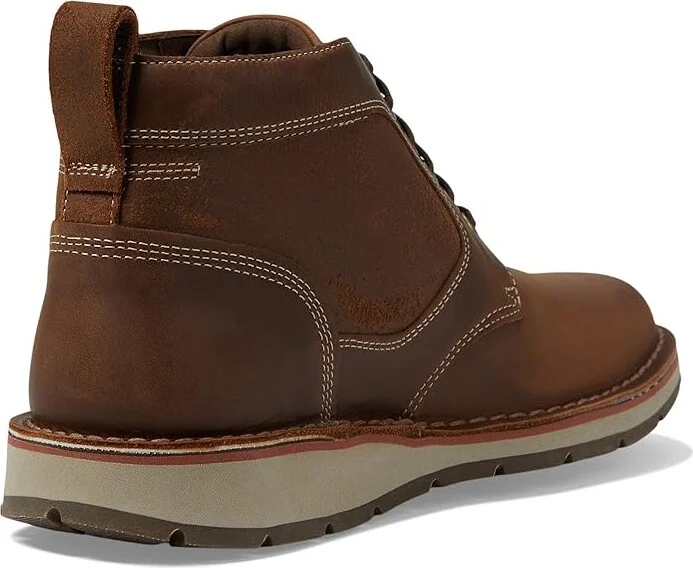 Clarks Gravelle Top Men's Boots Tan Leather : 8 D - Medium, Leather/Textile - Image 4
