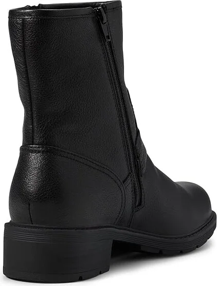 Clarks Hearth Cross Women's Boots Black Leather : 10 B - Medium - Image 4