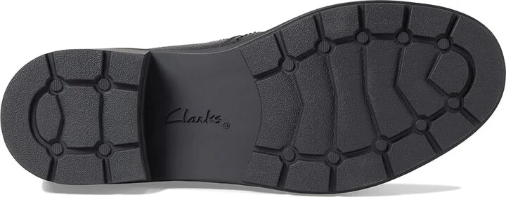 Clarks Hearth Dove Women's Boots Black Leather : 9 B - Medium, Synthetic/Textile - Image 3