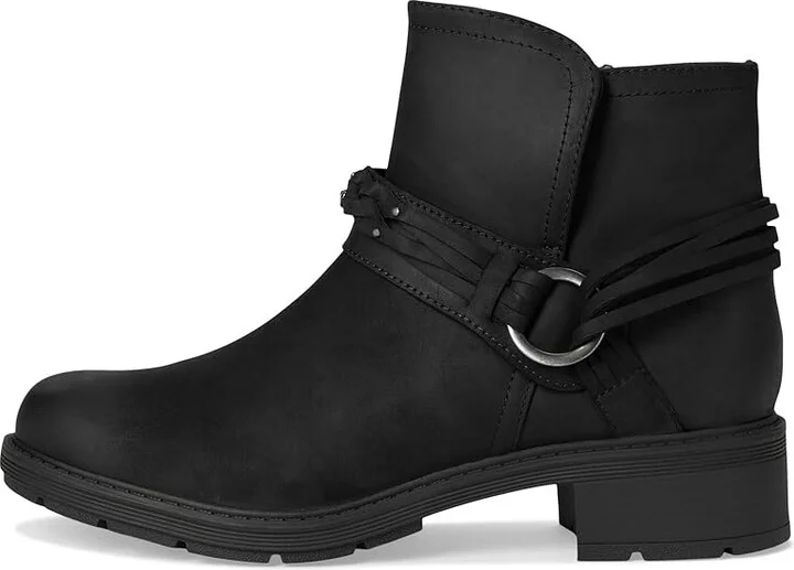 Clarks Hearth Kaylie Women's Boots Black Oily Leather : 6 D - Wide, Leather/Mesh/Polyester - Image 6