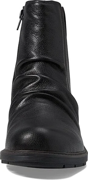 Clarks Hearth Rose Women's Boots Black Leather : 6 D - Wide - Image 2