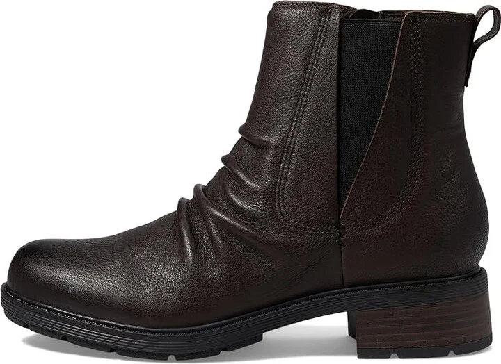 Clarks Hearth Rose Women's Boots Dark Brown : 10 B - Medium, Leather - Image 6
