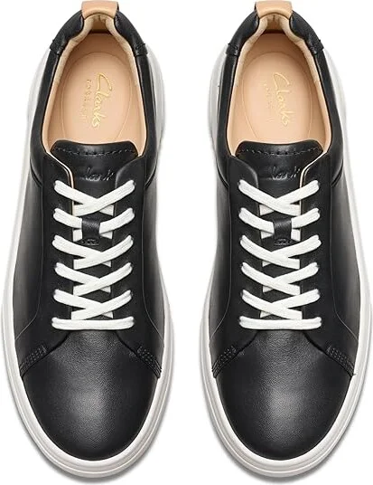 Clarks Hollyhock Walk Women's Shoes Black Leather : 7.5 D - Wide - Image 2
