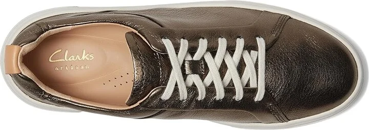 Clarks Hollyhock Walk Women's Shoes Metallic Leather : 9.5 C - Wide - Image 2