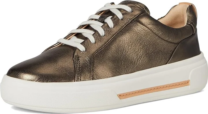 Clarks Hollyhock Walk Women's Shoes Metallic Leather : 9.5 C - Wide - Image 5