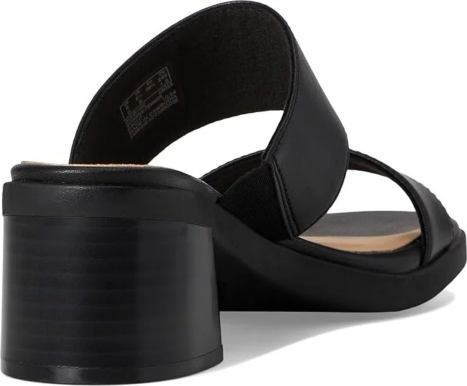 Clarks Jaylan Dusk Women's Sandals Black Leather : 6.5 B - Medium, Leather/Rubber - Image 4