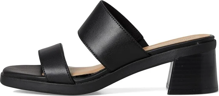 Clarks Jaylan Dusk Women's Sandals Black Leather : 6.5 B - Medium, Leather/Rubber - Image 6