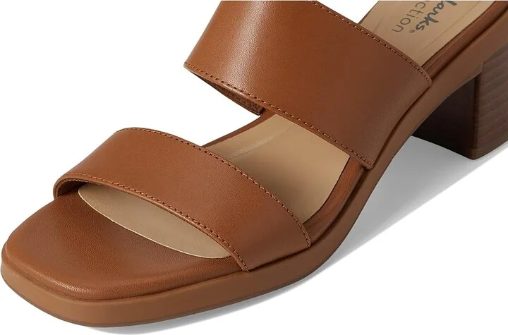 Clarks Jaylan Dusk Women's Sandals Tan Leather : 7 B - Medium, Leather/Rubber - Image 7