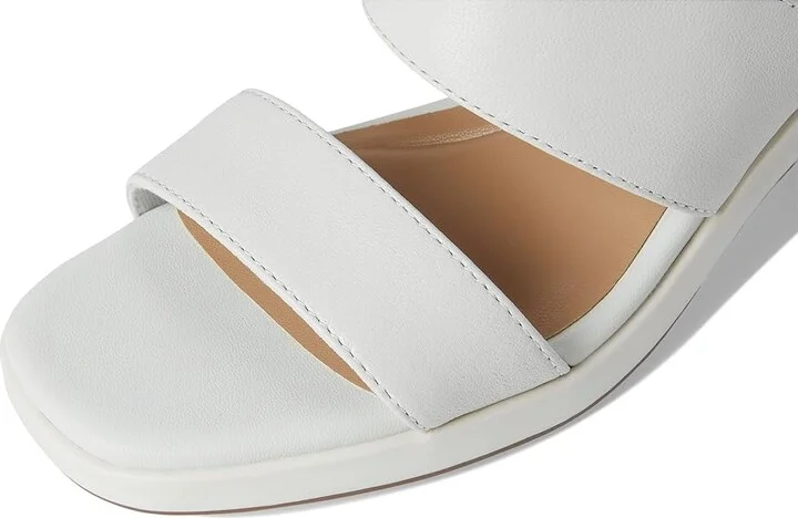 Clarks Jaylan Dusk Women's Sandals White Leather : 9.5 B - Medium, Leather/Rubber - Image 7
