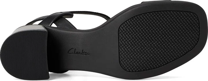 Clarks Jaylan Ray Women's Sandals Black Leather : 11 D - Wide - Image 3