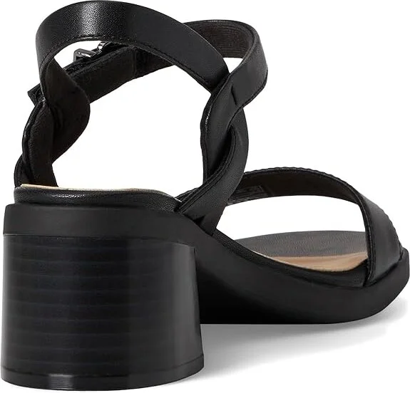 Clarks Jaylan Ray Women's Sandals Black Leather : 11 D - Wide - Image 4