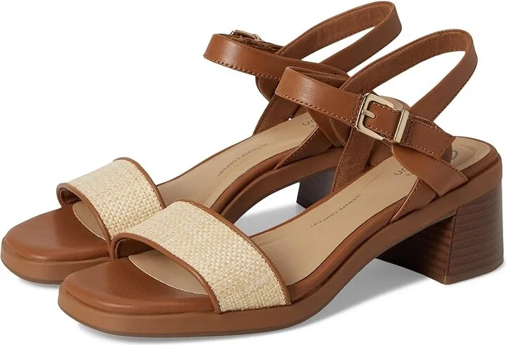 Clarks Jaylan Ray Women's Sandals Natural Interest Leather : 6 D - Wide