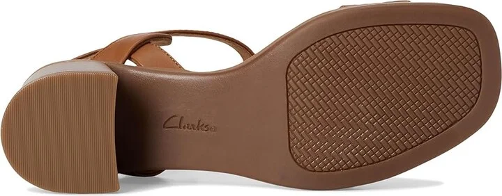 Clarks Jaylan Ray Women's Sandals Tan Leather : 9 B - Medium - Image 3