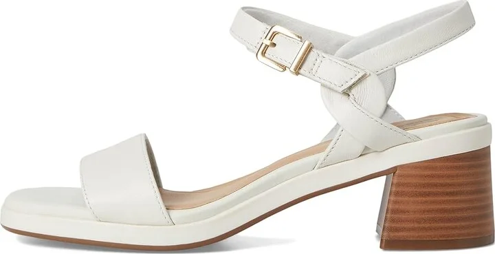 Clarks Jaylan Ray Women's Sandals White Leather : 8.5 B - Medium - Image 6