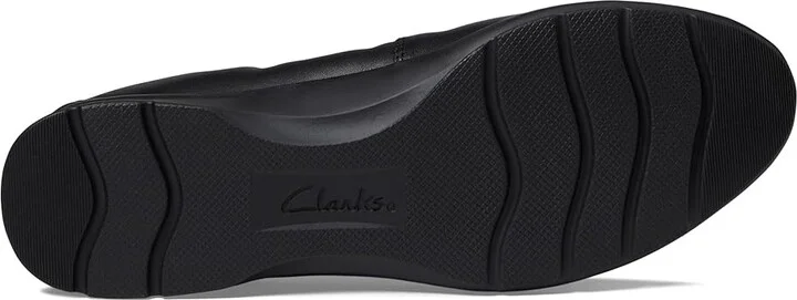Clarks Jenette Ease Women's Shoes Black Leather 1 : 6.5 B - Medium - Image 3