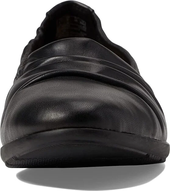 Clarks Jenette Ruby Women's Shoes Black Leather : 6.5 B - Medium - Image 2