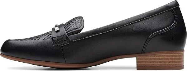 Clarks Juliet Aster High Women's Heels Black Leather : 10 B - Medium, Leather/Rubber - Image 5