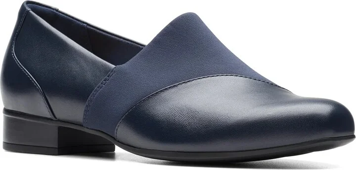 Navy Leather