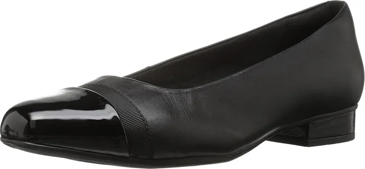 Clarks Juliet Monte Women's Shoes Black Leather/Synthetic : 5 B - Medium - Image 2