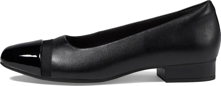 Clarks Juliet Monte Women's Shoes Black Leather/Synthetic : 5 B - Medium - Image 7