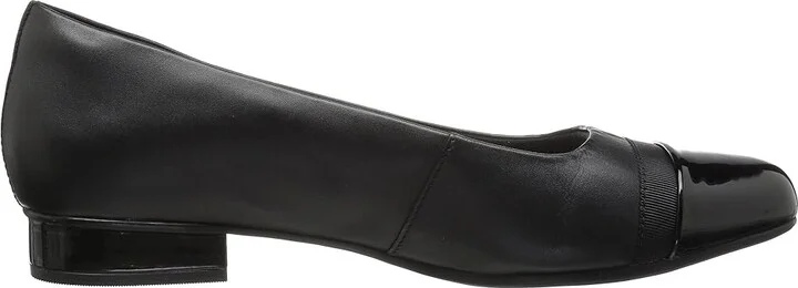 Clarks Juliet Monte Women's Shoes Black Leather/Synthetic : 5 B - Medium - Image 8