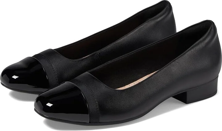 Clarks Juliet Monte Women's Shoes Black Leather/Synthetic : 5 B - Medium