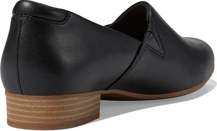 Clarks Juliet Palm Women's Shoes Black Leather : 7 A - Narrow - Image 5