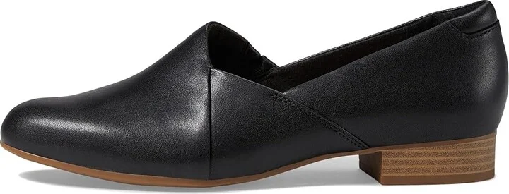 Clarks Juliet Palm Women's Shoes Black Leather : 7 A - Narrow - Image 7