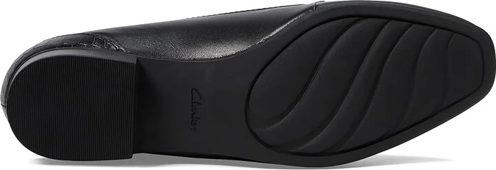 Clarks Juliet Shine High Women's Heels Black Croc : 8 B - Medium, Leather - Image 3