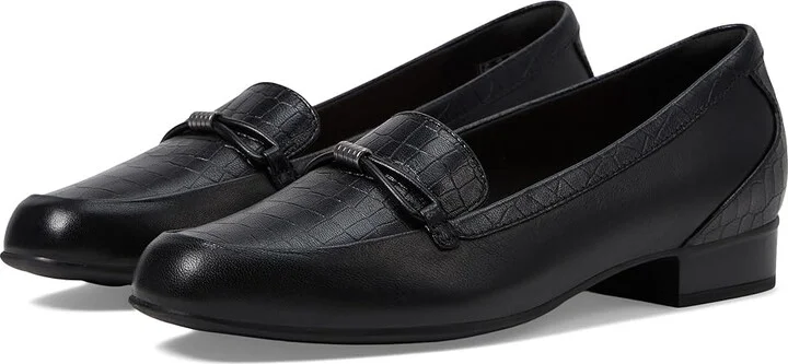 Clarks Juliet Shine High Women's Heels Black Croc : 8 B - Medium, Leather
