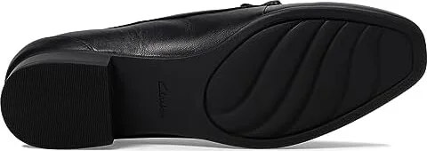 Clarks Juliet Shine High Women's Heels Black Leather : 7.5 B - Medium - Image 3