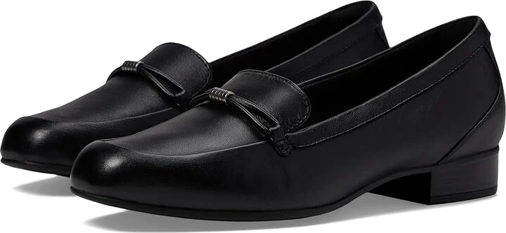 Clarks Juliet Shine High Women's Heels Black Leather : 7.5 B - Medium