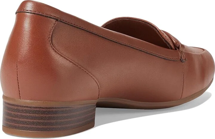 Clarks Juliet Shine High Women's Heels Tan Leather : 8 B - Medium - Image 4