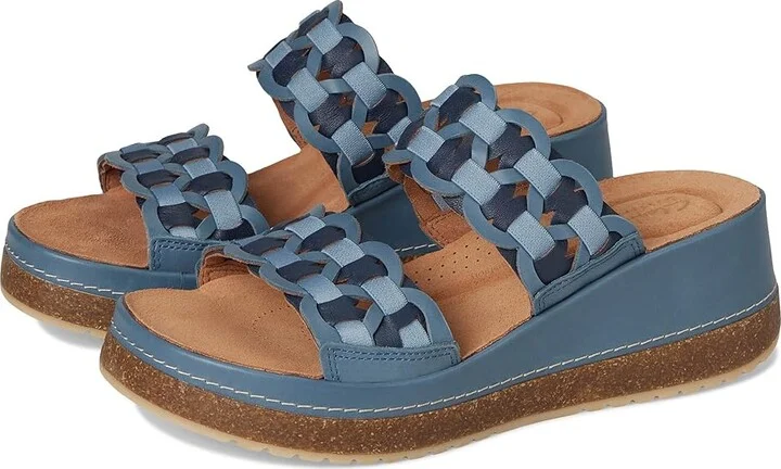 Blue Combi Leather