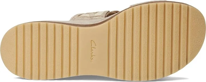 Clarks Kassanda Mule Women's Sandals Metallic Combi Leather : 7 B - Medium, Leather/Rubber/Suede - Image 3