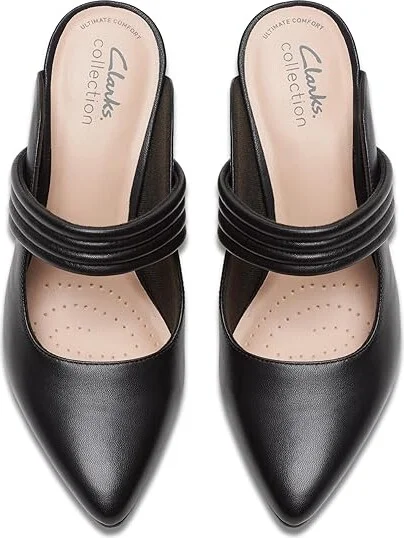 Clarks Kataleyna Dusk High Women's Heels Black Leather : 5.5 B - Medium, Leather/Rubber - Image 2
