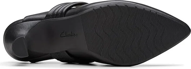 Clarks Kataleyna Dusk High Women's Heels Black Leather : 5.5 B - Medium, Leather/Rubber - Image 3