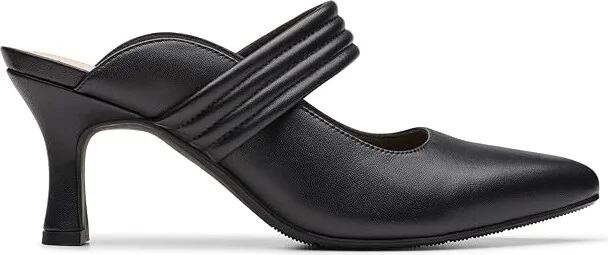 Clarks Kataleyna Dusk High Women's Heels Black Leather : 5.5 B - Medium, Leather/Rubber - Image 6