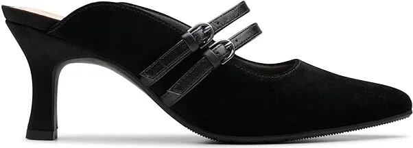 Clarks Kataleyna Eve High Women's Heels Black Suede : 8.5 B - Medium, Rubber/Suede - Image 7