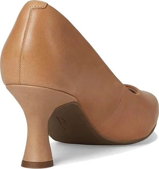 Clarks Kataleyna Gem Women's Shoes Warm Beige Leather : 6.5 B - Medium - Image 4