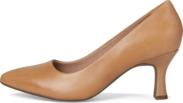 Clarks Kataleyna Gem Women's Shoes Warm Beige Leather : 6.5 B - Medium - Image 6