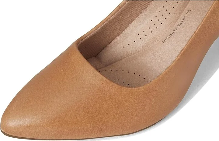 Clarks Kataleyna Gem Women's Shoes Warm Beige Leather : 6.5 B - Medium - Image 7