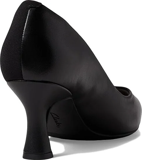 Clarks Kataleyna Rose High Women's Heels Black Leather : 8 D - Wide - Image 4