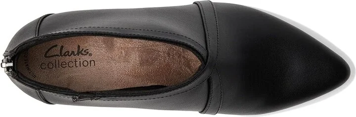 Clarks Kataleyna Sol High Women's Heels Black Leather : 9.5 B - Medium, Leather/Rubber - Image 2