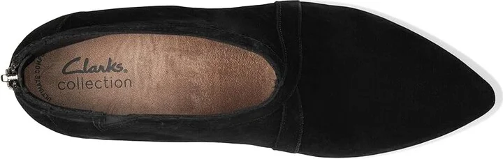 Clarks Kataleyna Sol High Women's Heels Black Suede : 10 B - Medium, Leather/Rubber - Image 2