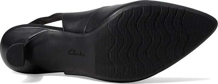 Clarks Kataleyna Step Women's Shoes Black Leather : 6 B - Medium, Leather/Rubber - Image 3