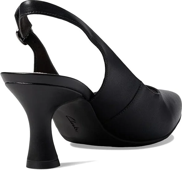 Clarks Kataleyna Step Women's Shoes Black Leather : 6 B - Medium, Leather/Rubber - Image 4